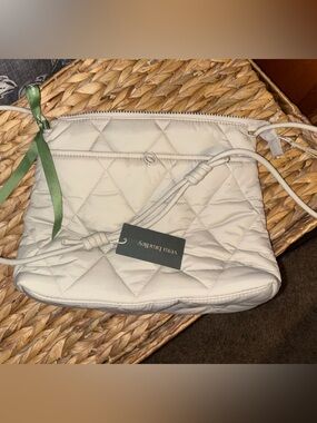 Vera Bradley Original Featherweight Hipster Crossbody Bag in Pumice Stone